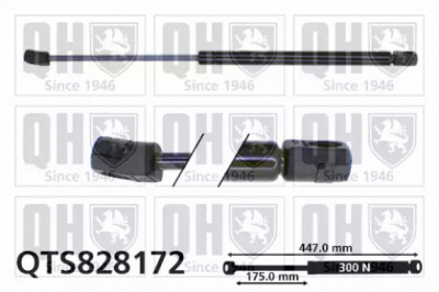QUINTON HAZELL qts828172 -  Газовая пружина, капот